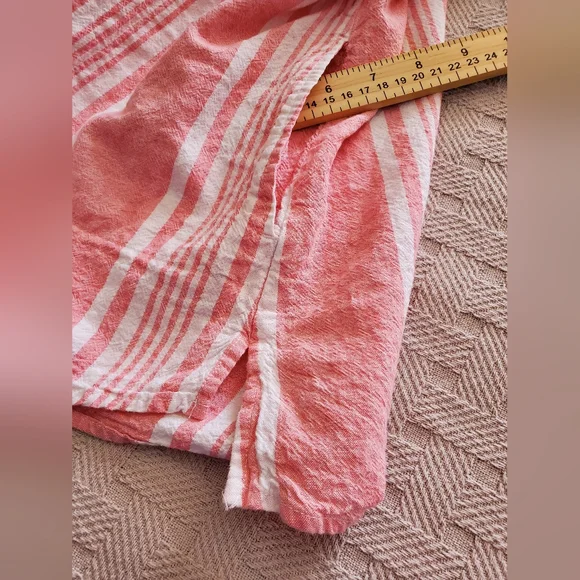 Denim & Co. Striped Yarn Dyed Woven Top - Picture 12 of 14